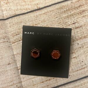 Marc by Marc Jacobs Gold-Tone Hexagon Earrings